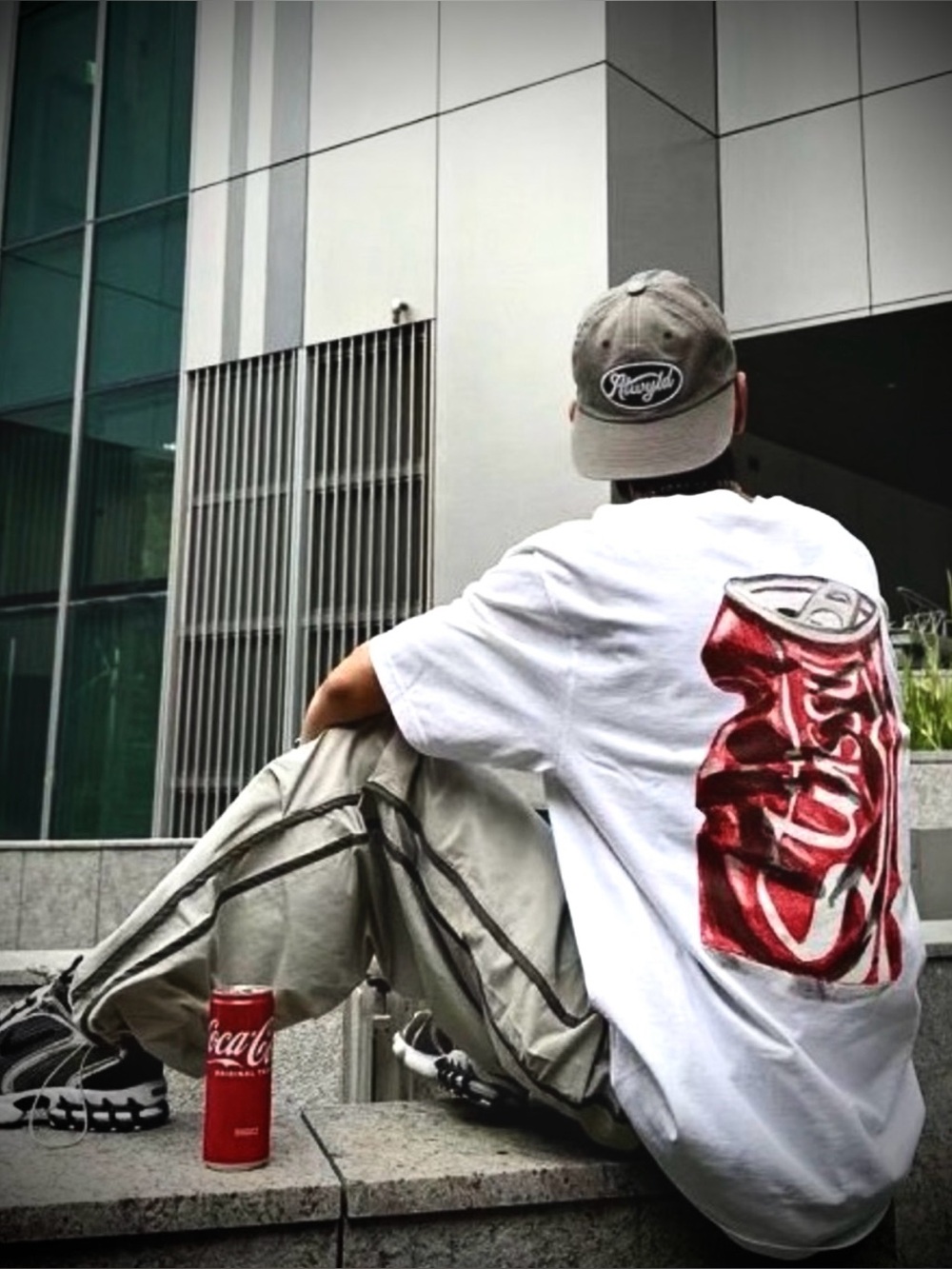 STUSSY Soda Can Tee in White stüssy T Shirt 2XL 🥤